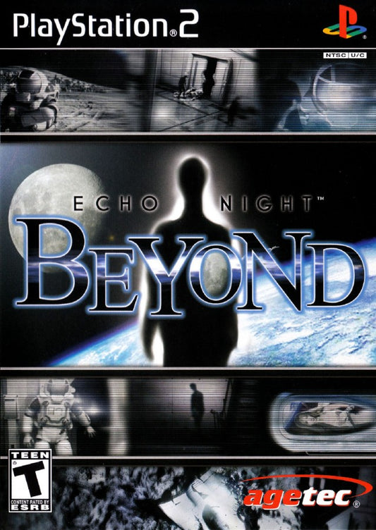 Echo Night Beyond PS2 PlayStation 2 survival horror first person adventure game ghost story space station exploration supernatural mystery retro video game cover art