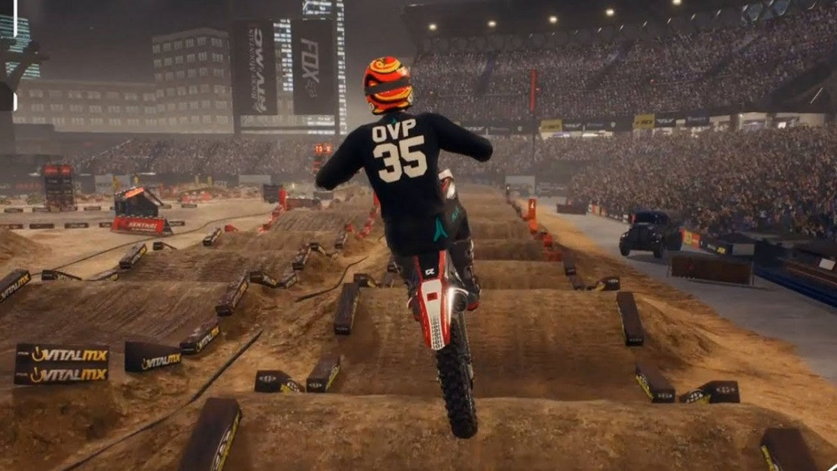 MX vs ATV All Out PAL Xbox One off-road racing video game multiple vehicle types open world environments career mode freestyle events multiplayer competition gameplay screenshot