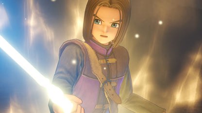 Dragon Quest XI Echoes of an Elusive Age Edition of Light for PlayStation 4 Japanese role playing game featuring turn based battles fantasy adventure storyline and bonus DLC content gameplay