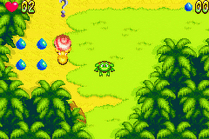 Frogger’s Adventures 2 The Lost Wand for Game Boy Advance, gameplay for an action-adventure platformer video game with puzzle-solving gameplay, fantasy environments, character-based challenges, and classic arcade-style action