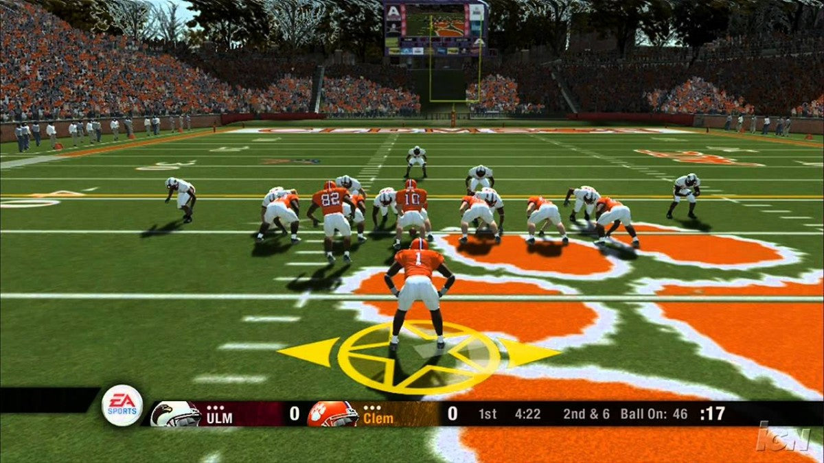 NCAA Football 08 gameplay for PlayStation 3 (PS3) video game