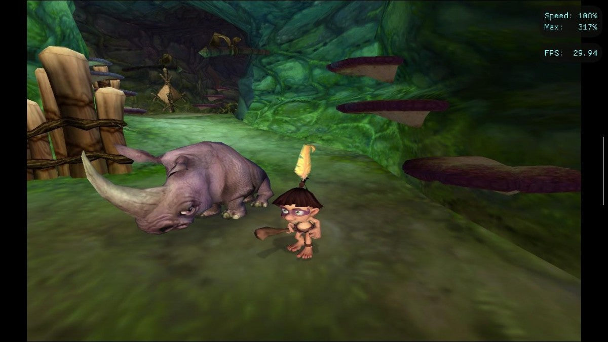Tak and the Power of Juju Nintendo GameCube GC video game featuring action adventure platforming gameplay colorful fantasy world exploration puzzle solving combat challenges Tak character adventure retro video game Nintendo GameCube collection collectible gaming appeal gameplay