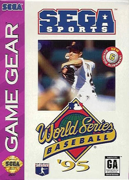 World Series Baseball 95 cover art for Sega Game Gear (GG) video game
