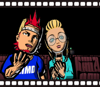 Viewtiful Joe gameplay for Nintendo GameCube (GC) side-scrolling action beat 'em up video game