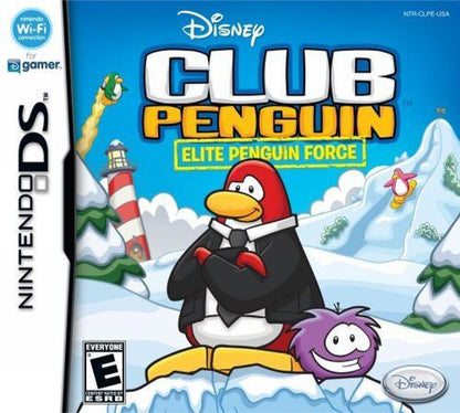 Club Penguin: Elite Penguin Force cover art for Nintendo DS (DS) adventure puzzle video game