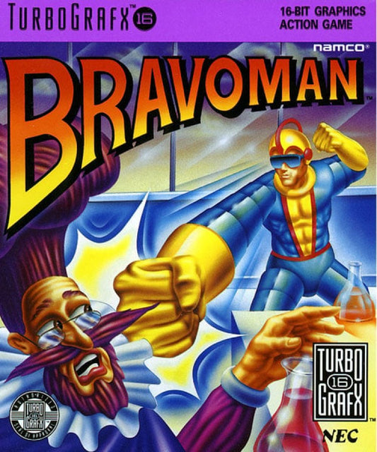 Bravoman -- TG cover art for video game