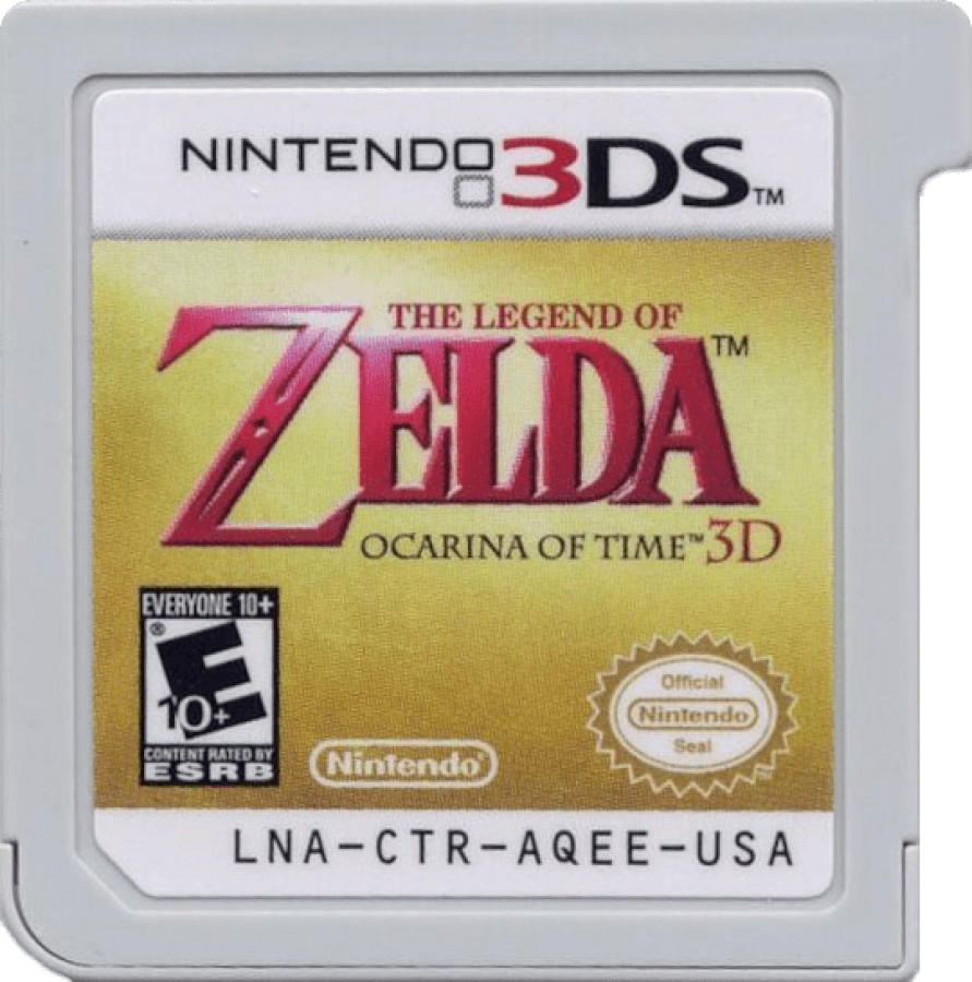 The Legend of Zelda: Ocarina of Time 3D cartridge for Nintendo 3DS (3DS) action-adventure video game