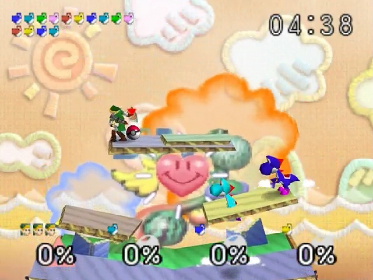 Super Smash Bros. gameplay for Nintendo 64 (N64) video game