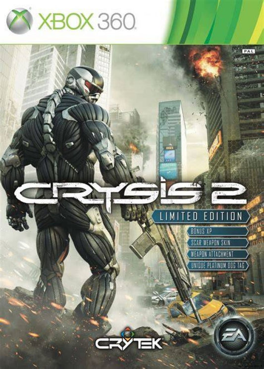 Crysis 2 [Limited Edition] cover art for Xbox 360 (X360) first-person shooter video game