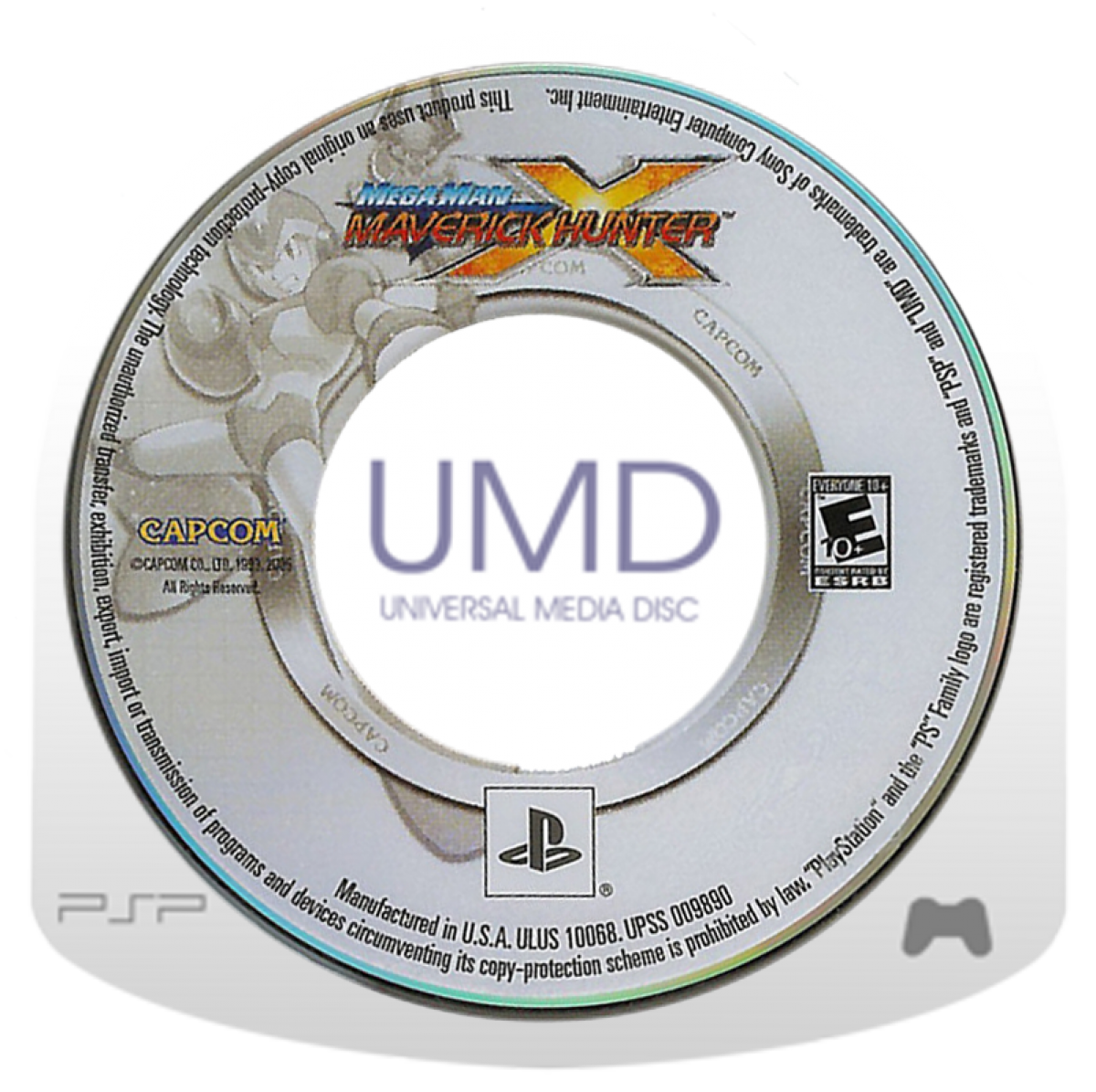 Mega Man Dual Pack PlayStation Portable PSP for action platforming video game fans featuring Mega Man classic side scrolling gameplay robot enemies challenging stages powerful weapons boss battles power ups and two Mega Man games in one portable collection collectible gaming appeal UMD