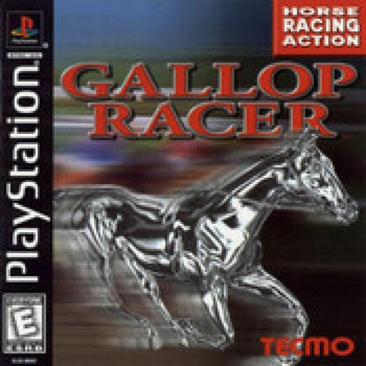 Gallop Racer cover art for PlayStation 1 (PS1) video game
