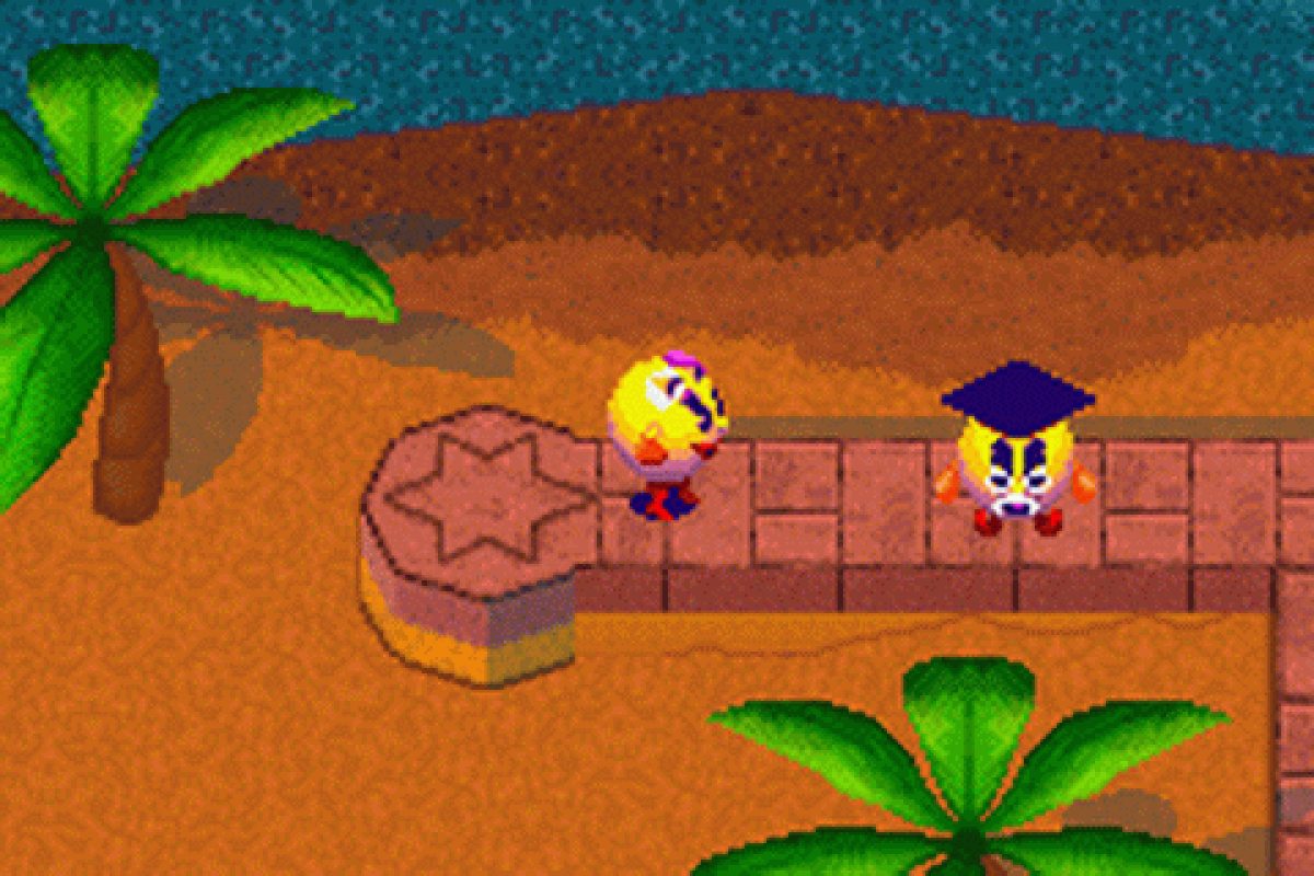 Ms. Pac-Man: Maze Madness gameplay for Game Boy Advance (GBA) video game