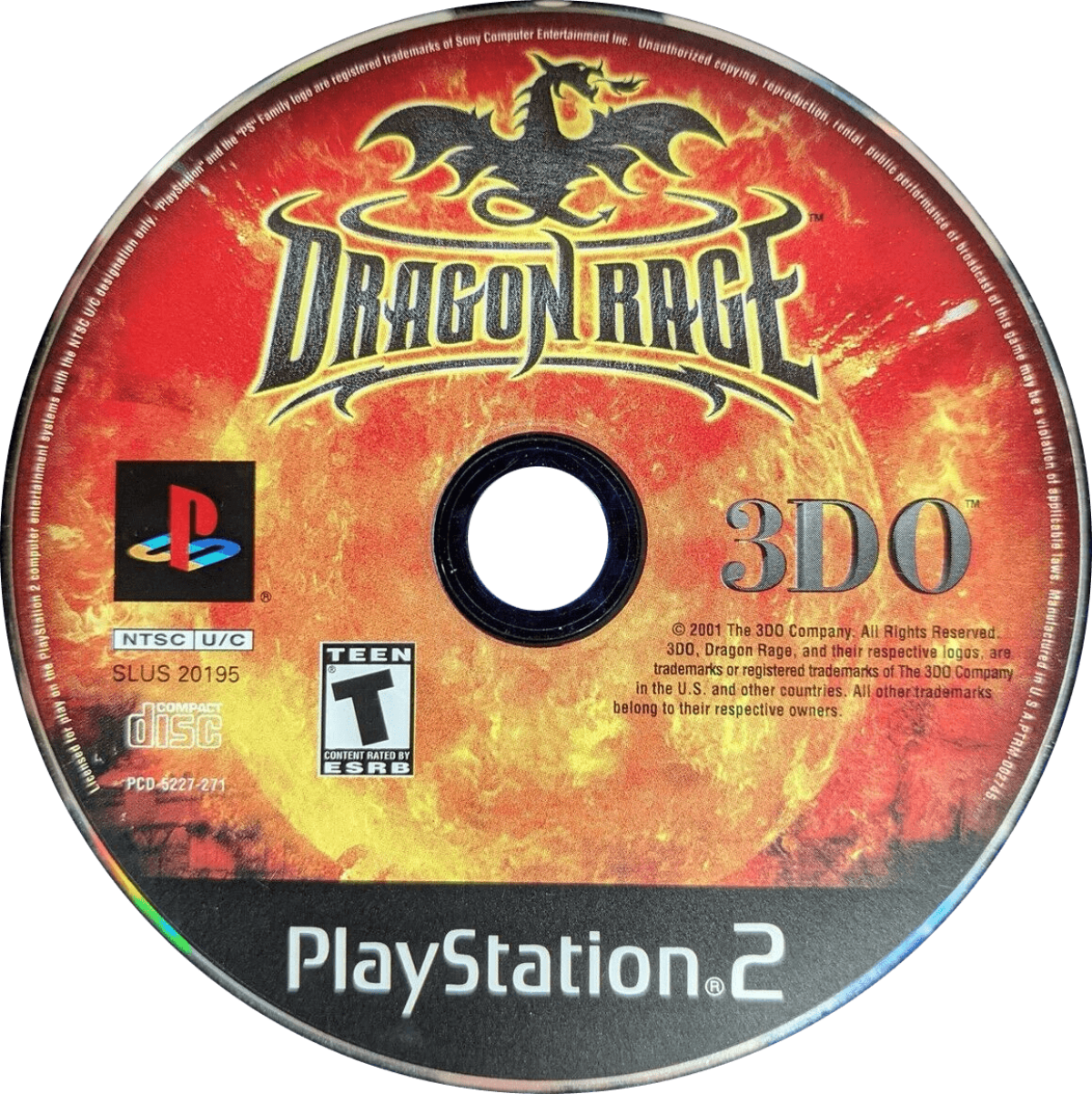 Dragon Rage PlayStation 2 action fantasy video game dragons flying fire-breathing combat over-the-shoulder perspective monster hunting missions destructible environments strategy elements disc