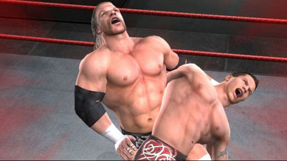 WWE SmackDown vs. Raw 2008 – PlayStation 2 (PS2) video game gameplay, pro wrestling.