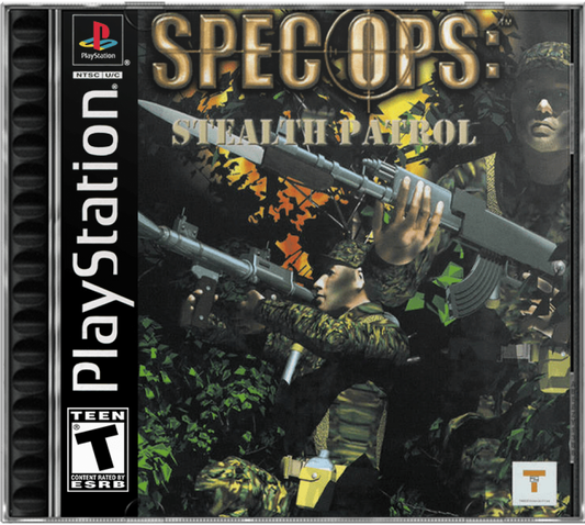 Spec Ops: Stealth Patrol cover art for PlayStation 1 (PS1) video game