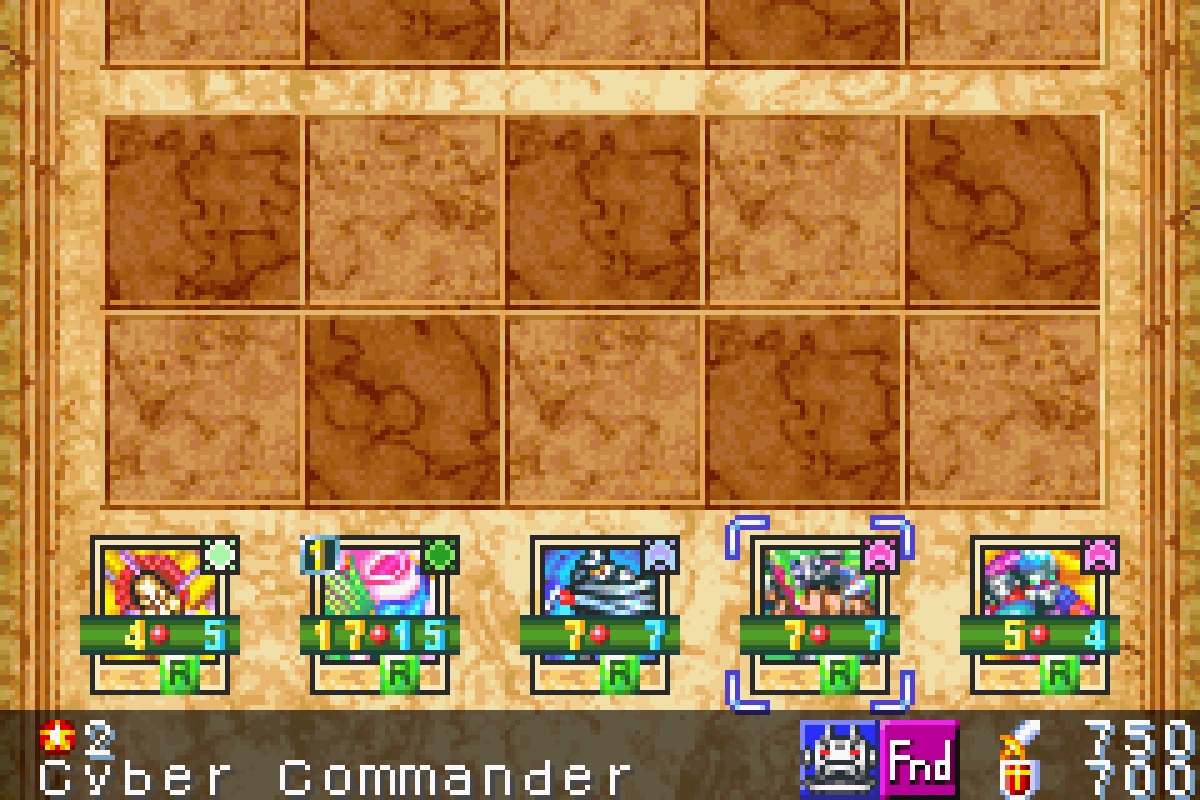 Yu-Gi-Oh! Reshef of Destruction Game Boy Advance gameplay for retro video game featuring strategic card battle gameplay, duel monster mechanics, anime inspired storyline, deck building progression, turn based dueling strategy, and portable handheld trading card game adventure on GBA system