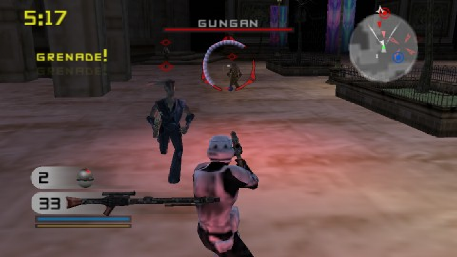 Star Wars: Battlefront II gameplay for PlayStation Portable (PSP) third-person and first-person shooter game