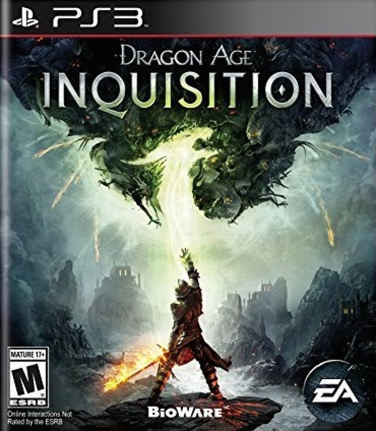 Dragon Age Inquisition PS3 fantasy RPG game for PlayStation 3 cover art
