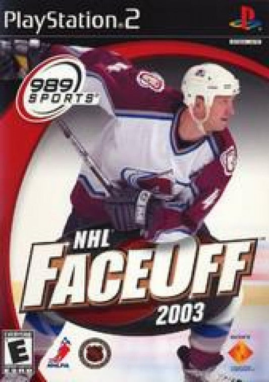NHL Faceoff 2003 cover art for PlayStation 2 (PS2) video game