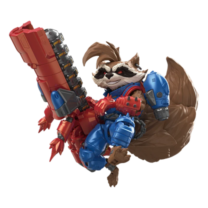 Blokees Marvel Rivals Champion Class 08 Rocket Raccoon Model Kit featuring Marvel Rivals inspired Rocket Raccoon character design collectible buildable figure articulated display model detailed craftsmanship superhero collectible hobby kit and collectible gaming appeal