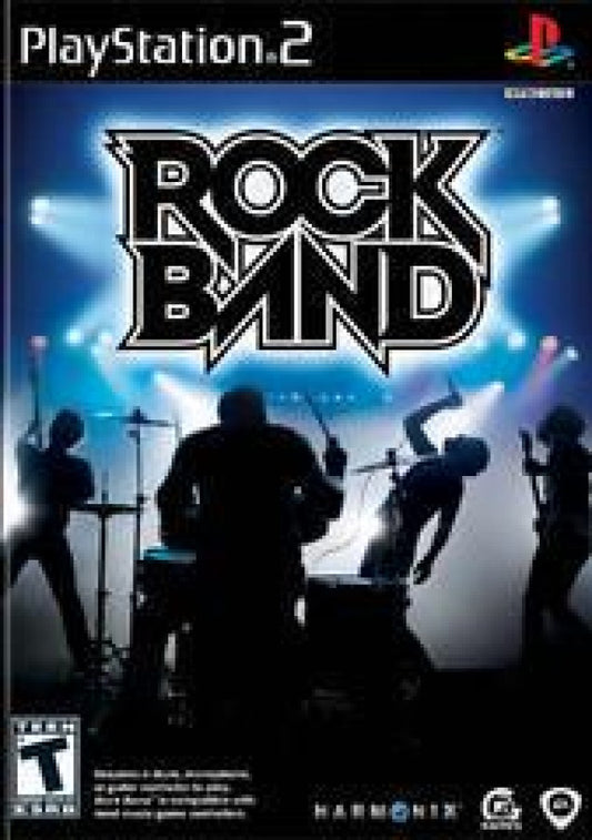 Rock Band cover art for PlayStation 2 (PS2) video game