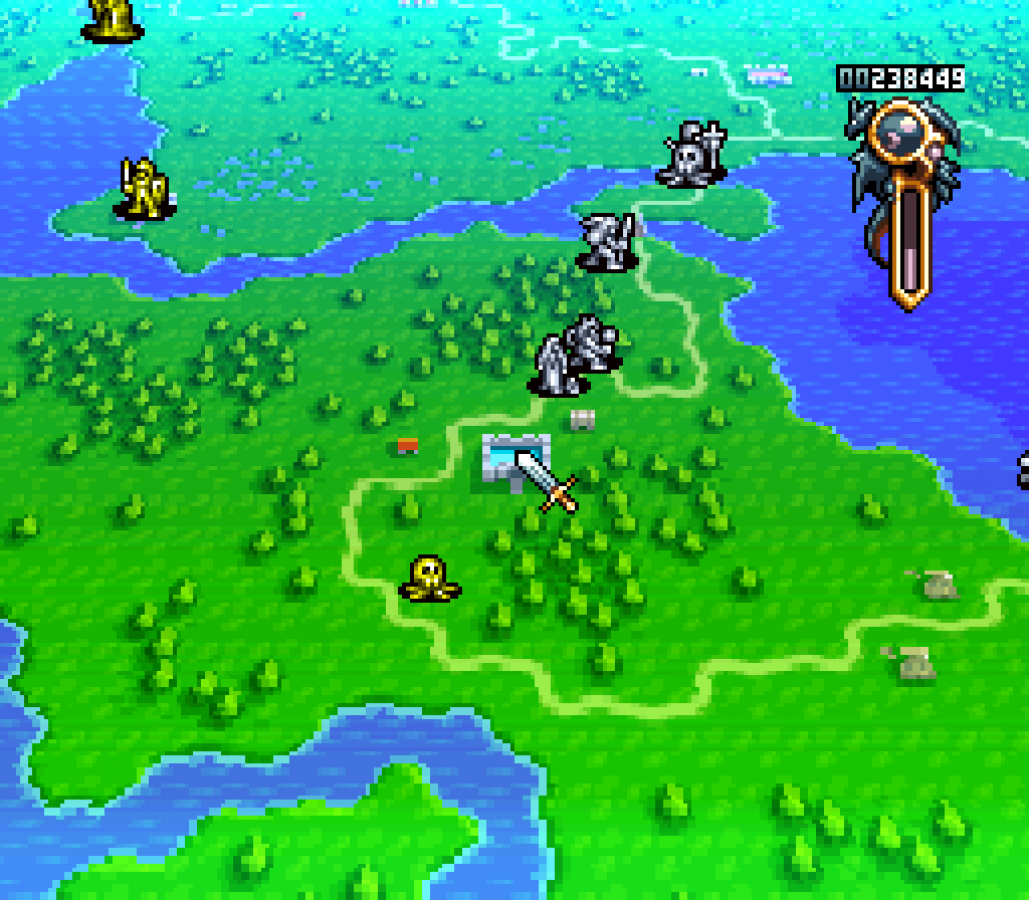 Ogre Battle The March of the Black Queen PS1 PlayStation 1 strategy RPG tactical warfare fantasy army management branching story retro video game gameplay