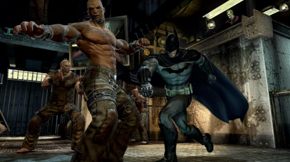 Batman Arkham Trilogy for Nintendo Switch, gameplay for an action-adventure video game collection with open-world gameplay, combat mechanics, stealth elements, and superhero storyline