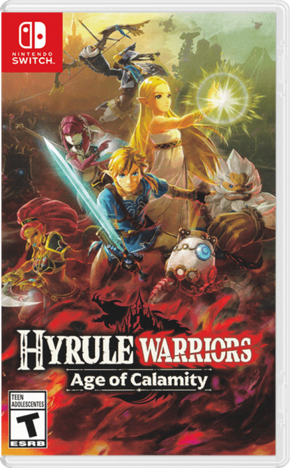 Hyrule Warriors: Age of Calamity – Nintendo Switch (NS) cover art for video game for NS