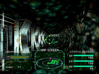 Epidemic retro sci-fi vehicular combat shooter game for PlayStation 1 (PS1) gameplay