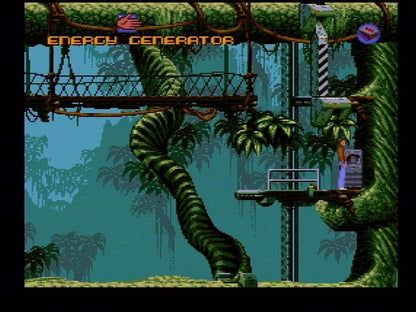 Flashback Atari Jaguar JAG for cinematic action adventure video game fans featuring Conrad B Hart futuristic science fiction environments platforming exploration shooting combat puzzle solving dangerous traps challenging levels and classic Atari Jaguar gameplay collectible retro gaming appeal gameplay