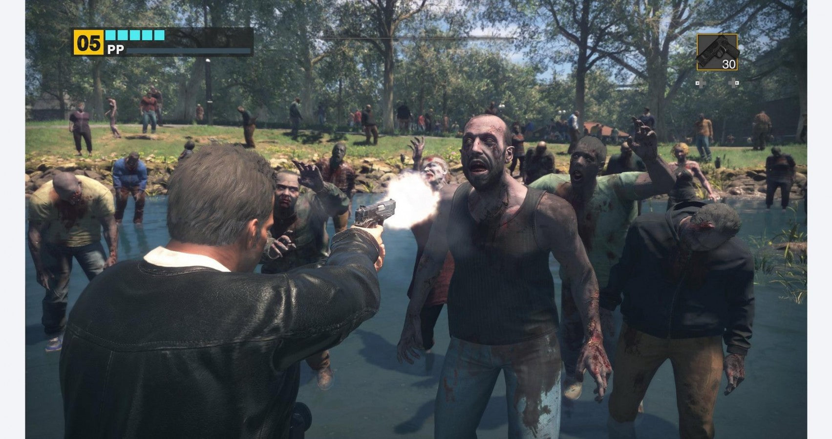 Dead Rising Deluxe Remaster gameplay for PlayStation 5 (PS5) action horror video game