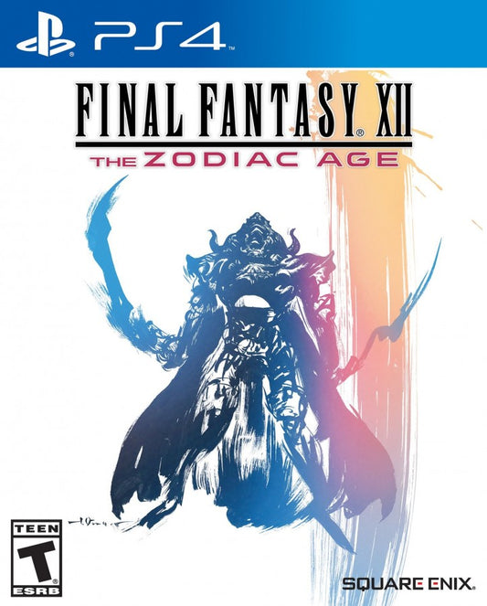 Final Fantasy XII: The Zodiac Age for PS4 featuring remastered graphics and strategic fantasy RPG gameplay cover art