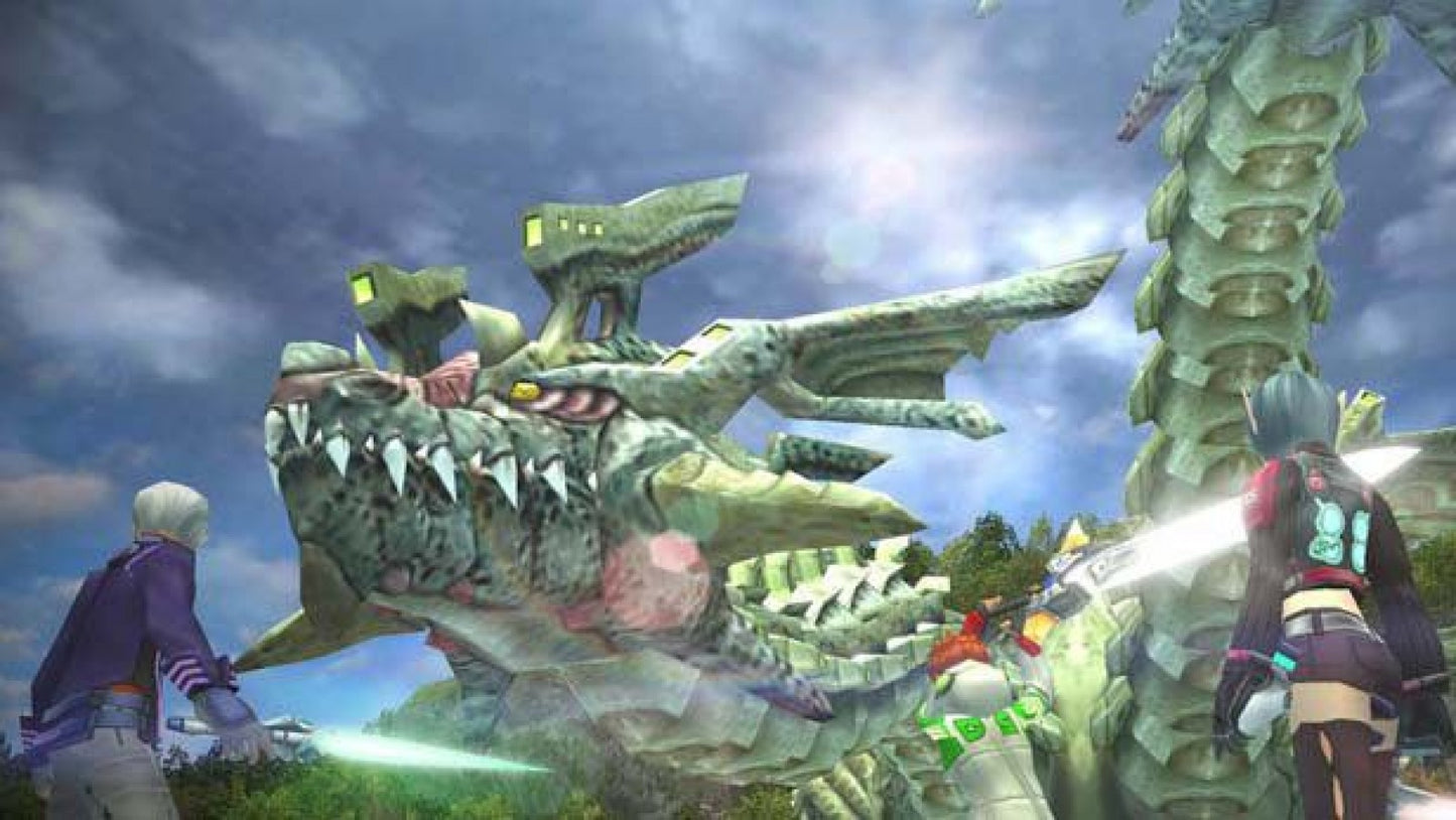 Phantasy Star Universe – PlayStation 2 (PS2) video game gameplay, action role-playing game.