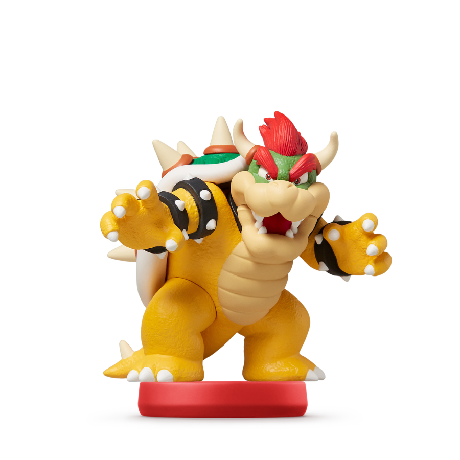 Bowser Super Mario Amiibo loose Nintendo figure