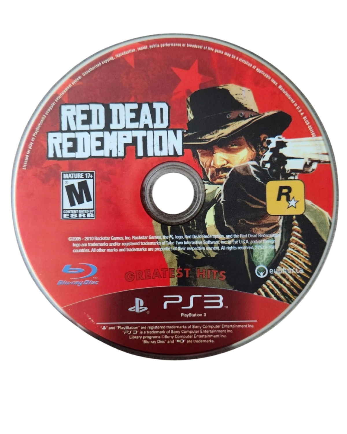 Red Dead Redemption [Greatest Hits] disc for PlayStation 3 (PS3) video game