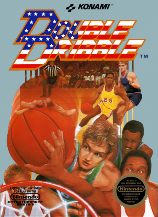 Double Dribble cover art for Nintendo Entertainment System (NES) video game