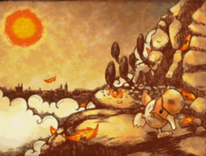 Ivy the Kiwi Nintendo DS puzzle-platformer video game stylus vine-drawing physics gameplay baby bird adventure Yuji Naka creator of Sonic hand-drawn storybook art style over 100 levels gameplay