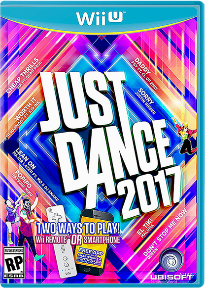 Just Dance 2017 cover art for Nintendo Wii U (WiiU) video game