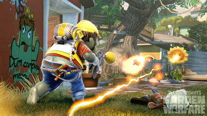 Plants vs. Zombies: Garden Warfare – PlayStation 4 (PS4) video game gameplay, third-person shooter with strategic defense elements