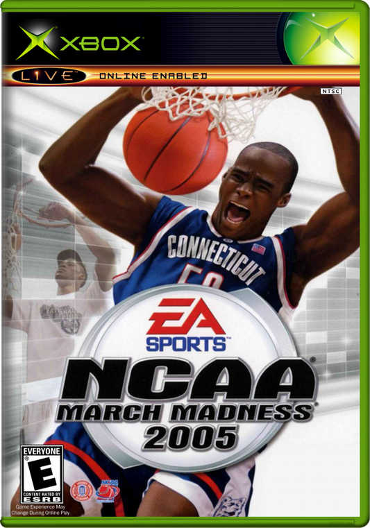 NCAA March Madness – Xbox (XBOX) Front Cover Box Art for this Xbox Video Game