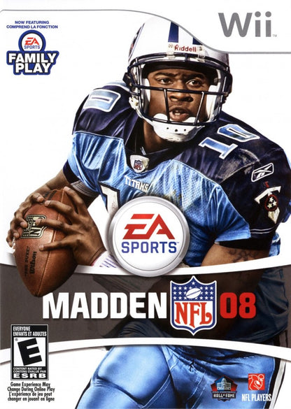 Madden NFL 08 – Nintendo Wii (Wii) American football sports simulation video game cover art