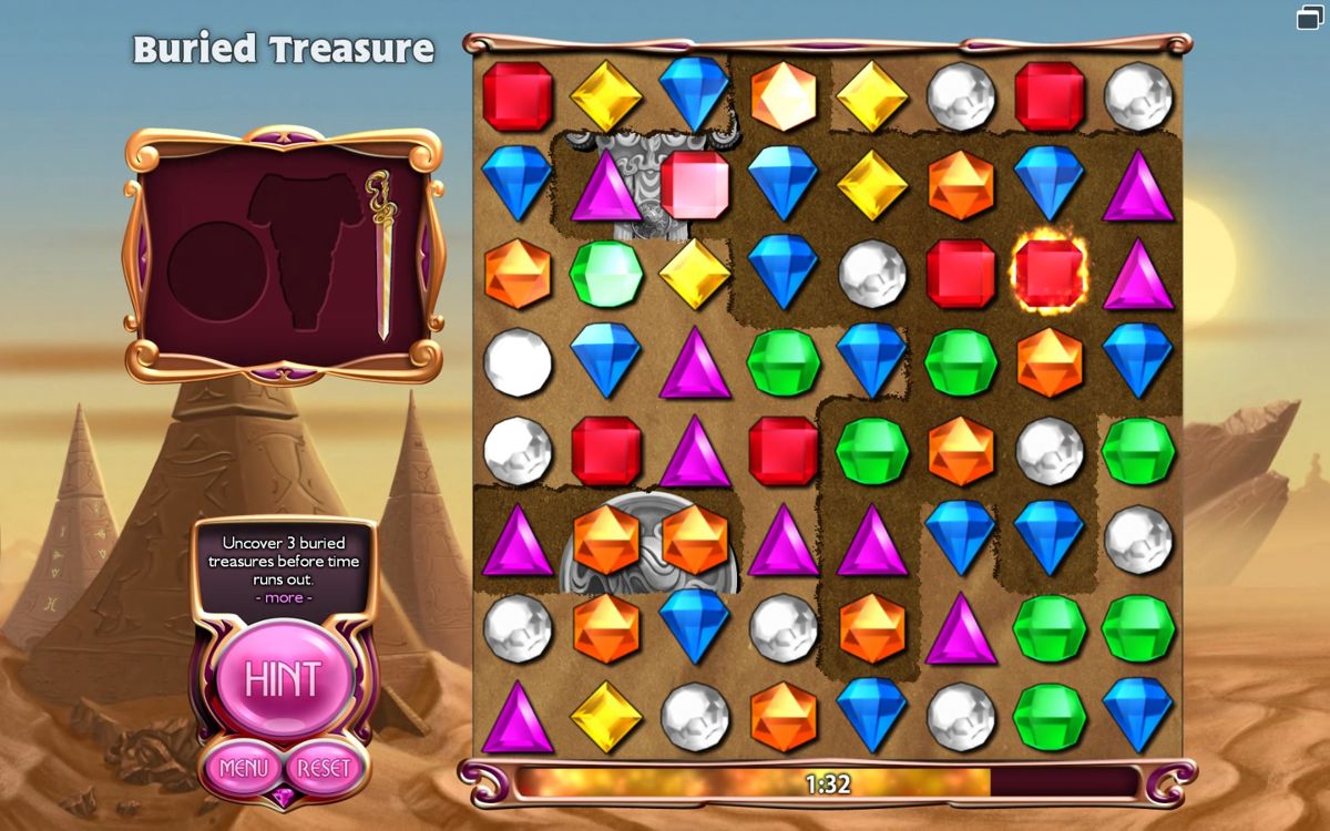 Bejeweled 3 Xbox 360 game featuring addictive puzzle-matching gameplay, colorful gem challenges, and casual arcade fun gameplay