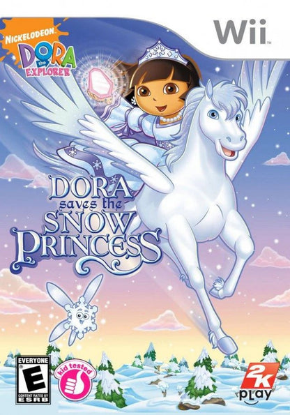 Dora the Explorer: Dora Saves the Snow Princess cover art for Nintendo Wii (Wii) video game