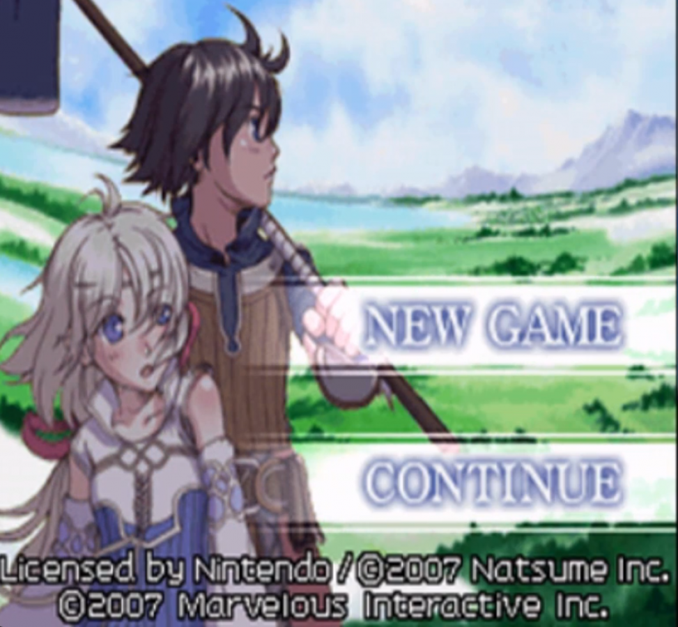 Rune Factory A Fantasy Harvest Moon Nintendo DS game featuring farming simulation, action RPG combat, and charming fantasy life gameplay