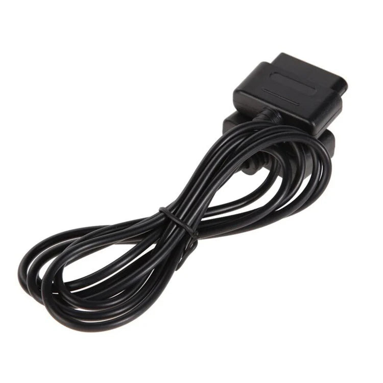 SNES Controller Extension Cable for Super Nintendo Entertainment System wired accessory extended reach longer distance gaming comfortable couch play cord bundle
