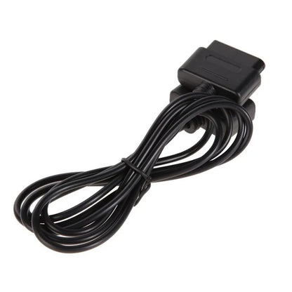 SNES Controller Extension Cable for Super Nintendo Entertainment System wired accessory extended reach longer distance gaming comfortable couch play cord bundle