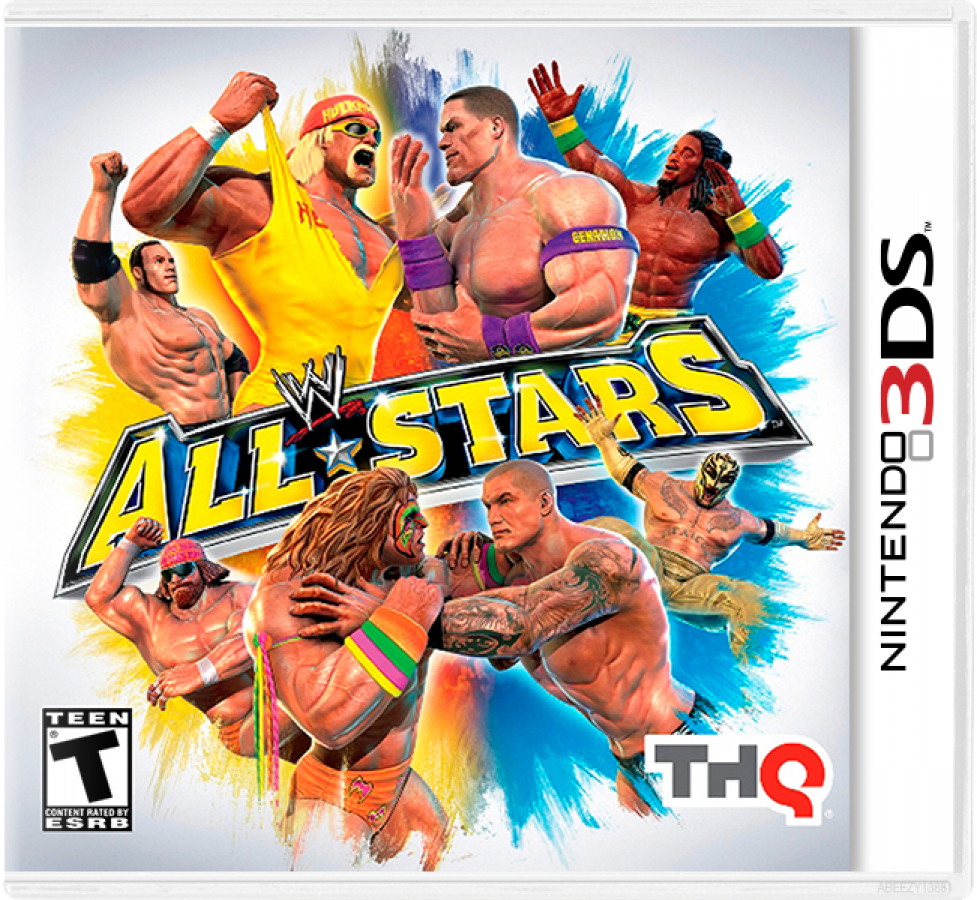 WWE All Stars cover art for Nintendo 3DS (3DS) wrestling sports video game