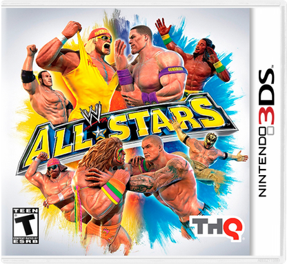 WWE All Stars cover art for Nintendo 3DS (3DS) wrestling sports video game