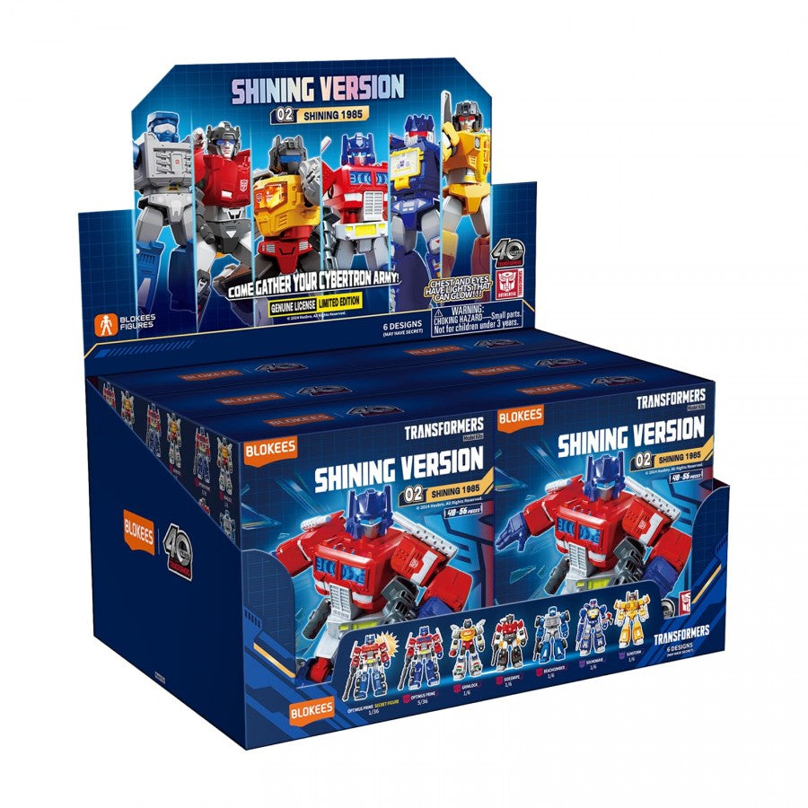 Blokees Transformer Set Shining Version 02 1985 Figure Blind Box Collectible Autobot Decepticon Complete Collection