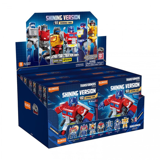 Blokees Transformer Set Shining Version 02 1985 Figure Blind Box Collectible Autobot Decepticon Complete Collection